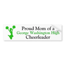 Cheerleader Mom Bumper Sticker