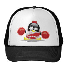 Cheerleader Penguin Mesh Hat