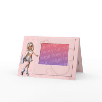 Cheerleader Photo Frame cards