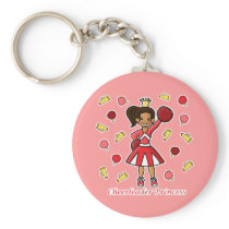Cheerleader Princess Key Chain
