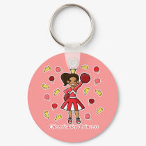 Cheerleader Princess keychains by princessgrafix Cheerleader Princess keychains