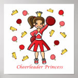 Cheerleader Princess Print