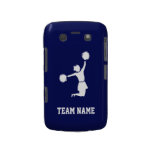 Cheerleader Silhouette Blackberry Bold Blue Blackberry Bold Cases