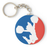 Cheerleader Silhouette keychains