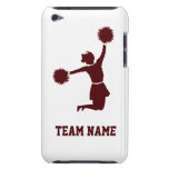 Cheerleader Silhouette On CaseMate iPod Touch Case