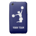 Cheerleader Silhouette On iPhone 3G/3GS Case-Mate Iphone 3 Case-mate Case