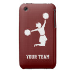Cheerleader Silhouette On iPhone 3G/3GS Case-Mate Iphone 3 Case