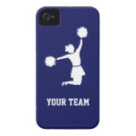 Cheerleader Silhouette On iPhone 4/4S Barely There Iphone 4 Case-mate Cases