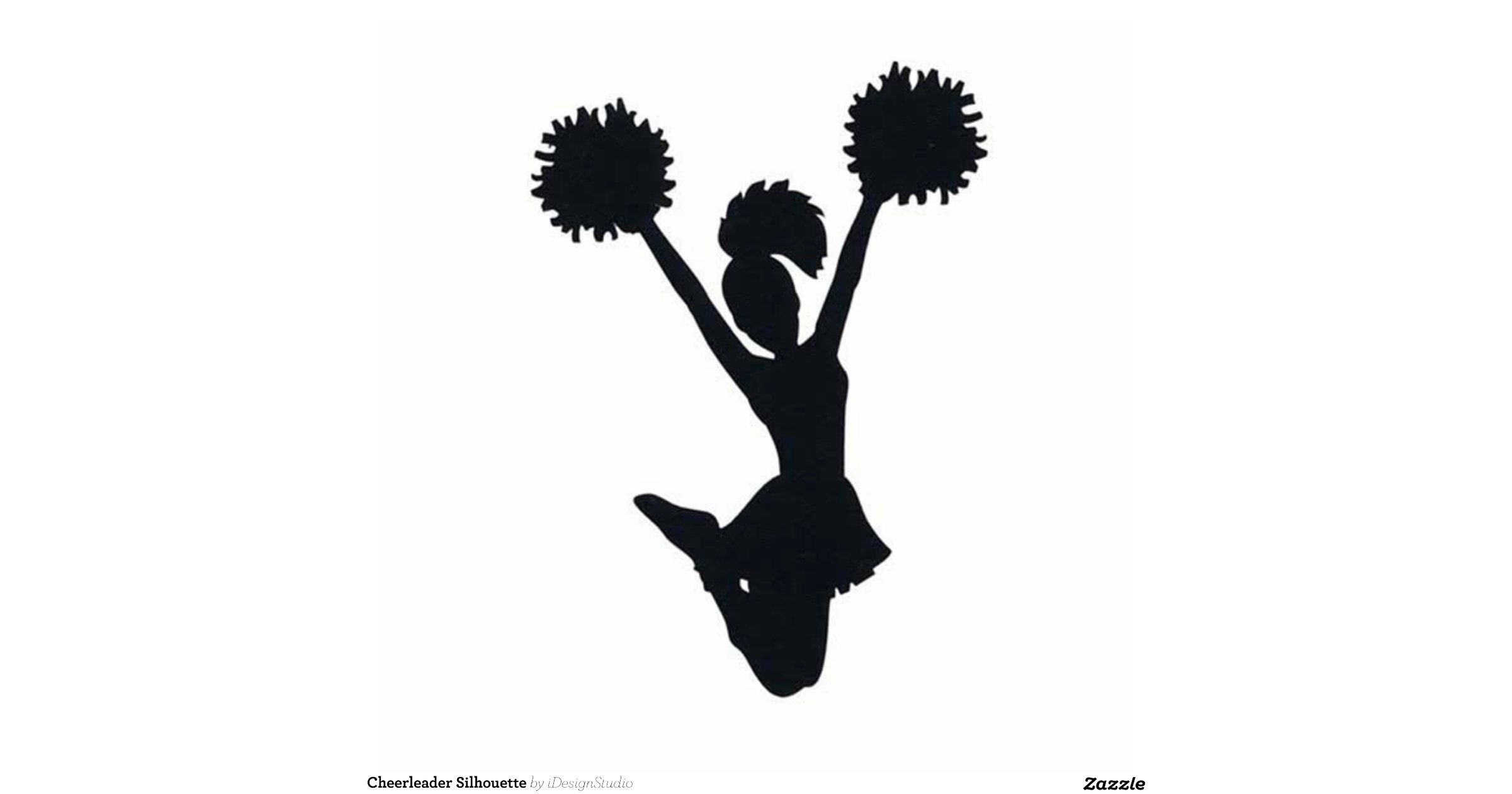 cheerleader_silhouette_standing_photo_sculpture