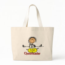 Cheerleader Stick Figure bags