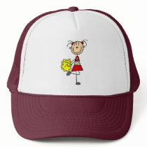 Cheerleader Stick Figure Hat