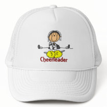 Cheerleader Stick Figure hats