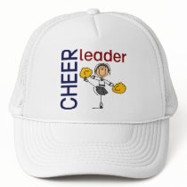 Cheerleader Stick Figure hats