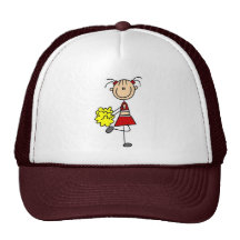 Cheerleader Stick Figure Hat