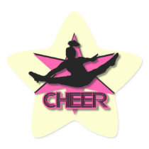 Cheerleader Sticker