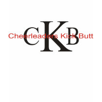 Cheerleaders Kick Butt Baby Doll T-shirt