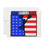 Cheerleaders Rock! invitations