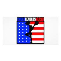 Cheerleaders Rock! Custom Photo Card