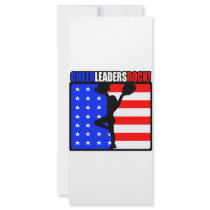 Cheerleaders Rock! Rack Card Template