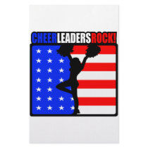 Cheerleaders Rock! Personalized Stationery