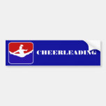 Cheerleading bumper sticker