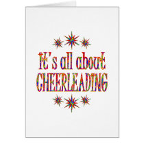 CHEERLEADING GREETING CARD
