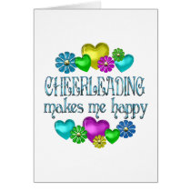 Cheerleading Happiness cards
