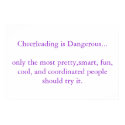 Cheerleading is Dangerous posters by JessicaJTimes Cheerleading is Dangerous posters