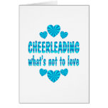 CHEERLEADING LOVE GREETING CARDS