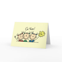 Cheerleading Squad T-shirts and Gifts Greeting Cards