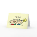 Cheerleading Squad T-shirts and Gifts Greeting Cards