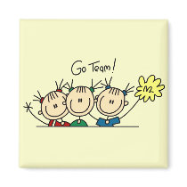 Cheerleading Squad T-shirts and Gifts magnets by stick_figures Cheerleading Squad T-shirts and Gifts magnets