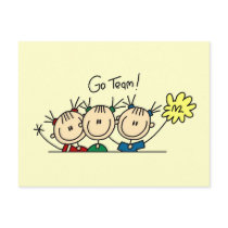 Cheerleading Squad T-shirts and Gifts postcards