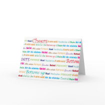 Cheers_Around The World Greeting cards by FUNauticals Cheers_Around The World Greeting cards