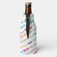 Cheers_Around The World_multi-language Bottle Cooler