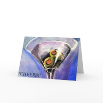"CHEERS!" By Karen J. Layer cards