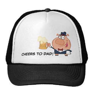 Cheers Father's Day Toast Trucker Hat