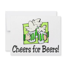 Cheers For Beers St Patty Day Custom Announcement