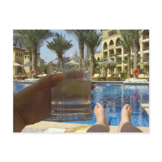 Cheers from Dubai postcard