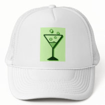 Cheers Glass of Bubbly Print Hat
