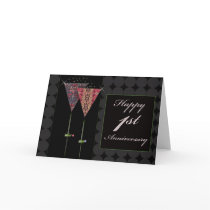 Cheers - Happy 1st Anniversary cards