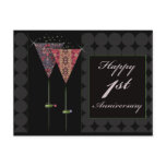 Cheers - Happy 1st Anniversary Postcards