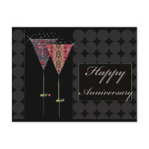 Cheers - Happy Anniversary postcards
