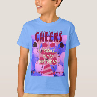 Today Is My Birthday T-Shirts & Shirt Designs | Zazzle