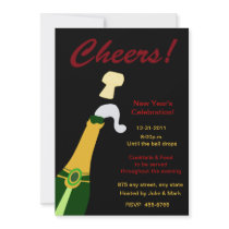 Cheers New Year's Invitation