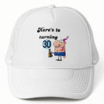Cheers to 30 Birthday Tshirts and Gifts hats