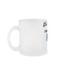 glass_mug - Cheers to 30 birthday T-shirts, mugs, 30th birthday buttons, magnets, cards, stickers, and more with a funny comic character covered with birthday kisses wearing a party hat!