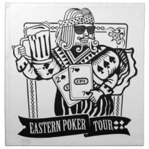 CHEERS TO EASTERN POKER TOUR PRINTED NAPKIN 