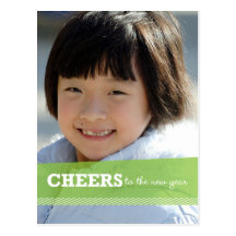 Cheers To The New Year Postcard