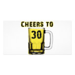 Cheers to Thirty . Birthday Picture Card